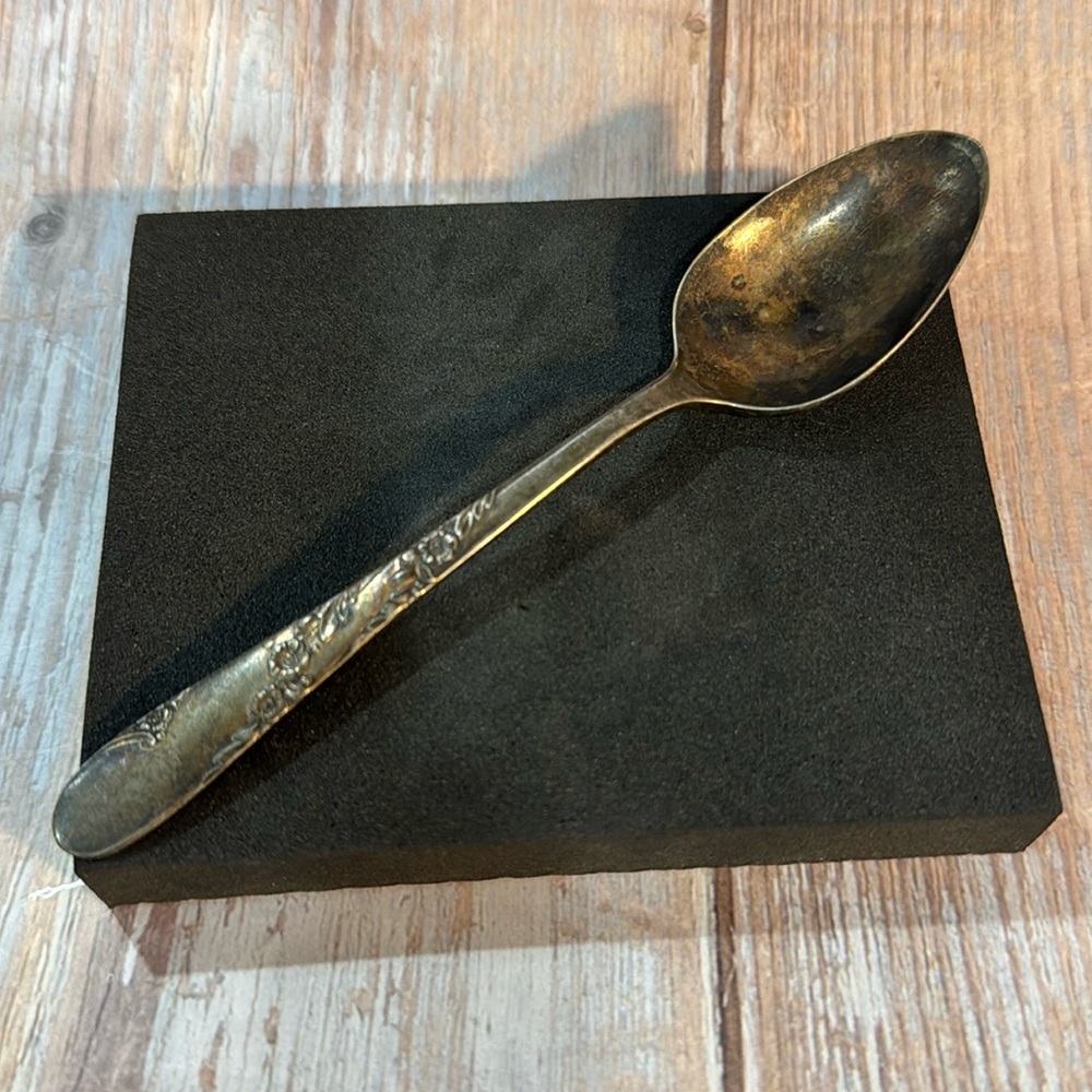 Vintage Oneida Community Tudor Plate Silver 5” Spoon Item #PHK962